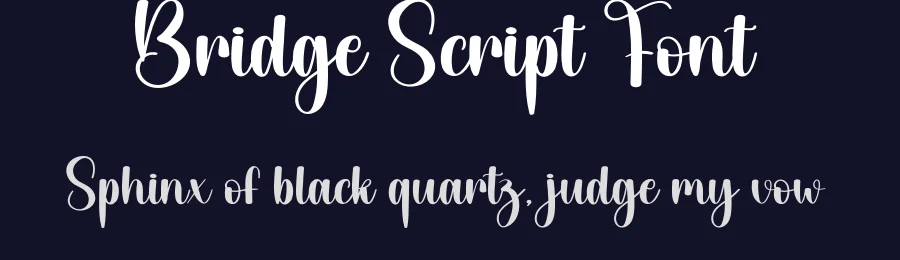 Bridge Script Font by creativeletter — Script Handwritten Font — thumbnail 2