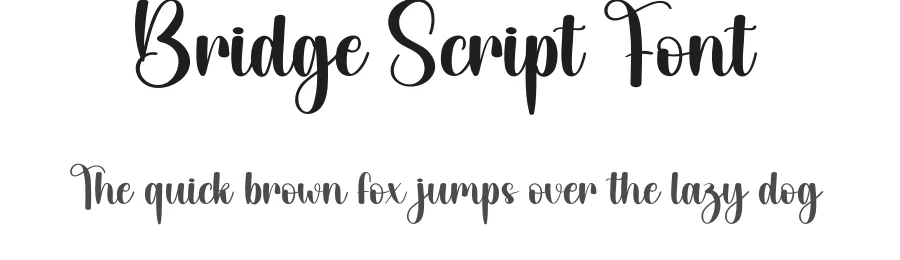 Bridge Script Font by creativeletter — Script Handwritten Font