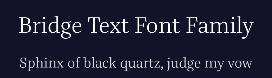 Bridge Text Font Family by TypeMates — Serif Font — thumbnail 2