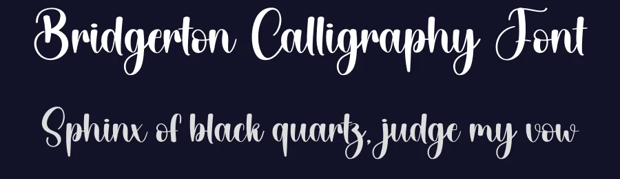 Bridgerton Calligraphy Font by creativeletter — Script Handwritten Font — thumbnail 2