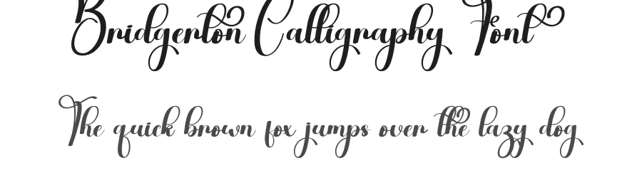 Bridgerton Calligraphy Font by andikastudio — Script Handwritten Font