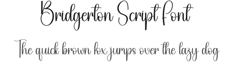 Bridgerton Script Font by creativeletter — Script Handwritten Font
