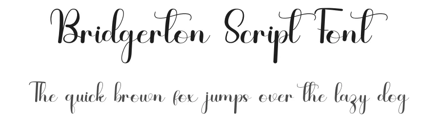 Bridgerton Script Font by inermediaSTUDIO — Script Handwritten Font