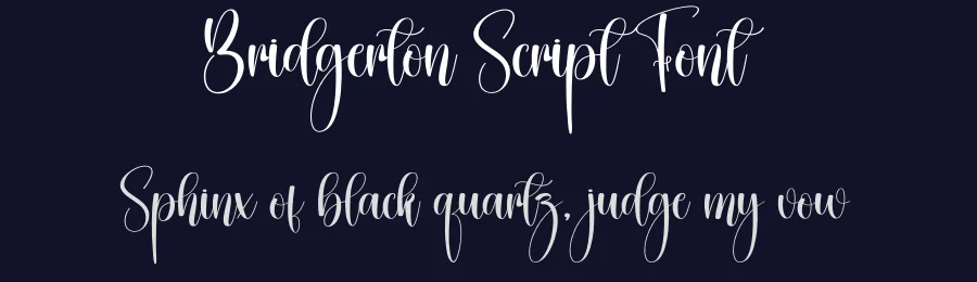 Bridgerton Script Font by creativeletter — Script Handwritten Font — thumbnail 2