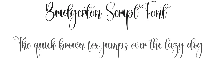 Bridgerton Script Font by creativeletter — Script Handwritten Font