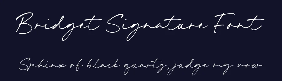 Bridget Signature Font by Timur type — Script Handwritten Font — thumbnail 2