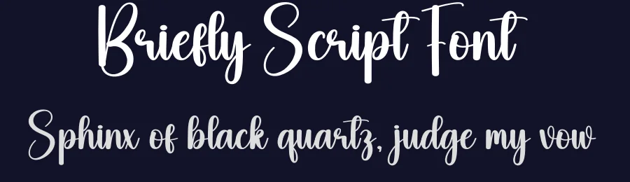 Briefly Script Font by creativeletter — Script Handwritten Font — thumbnail 2
