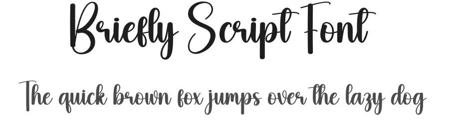 Briefly Script Font by creativeletter — Script Handwritten Font
