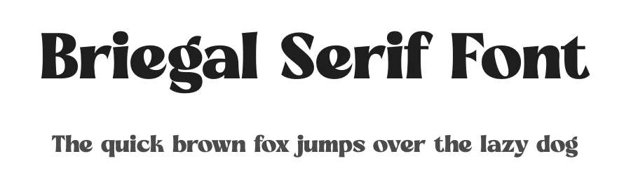 Briegal Serif Font by timelesstype.co — Display Font