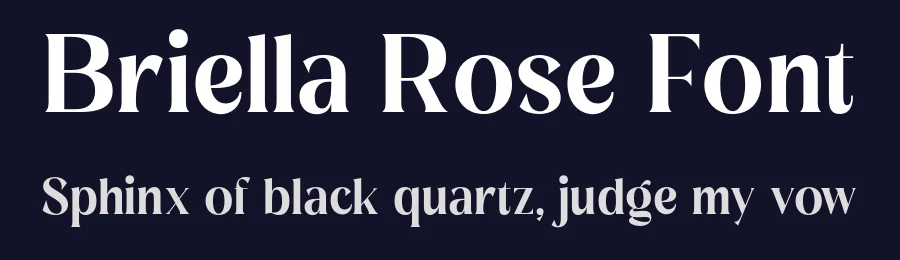 Briella Rose Font by Aksapix_Type — Display Font — thumbnail 2