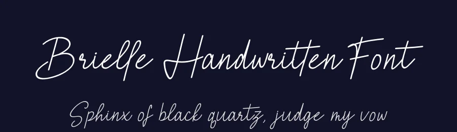 Brielle Handwritten Font by Rantautype — Script Handwritten Font — thumbnail 2