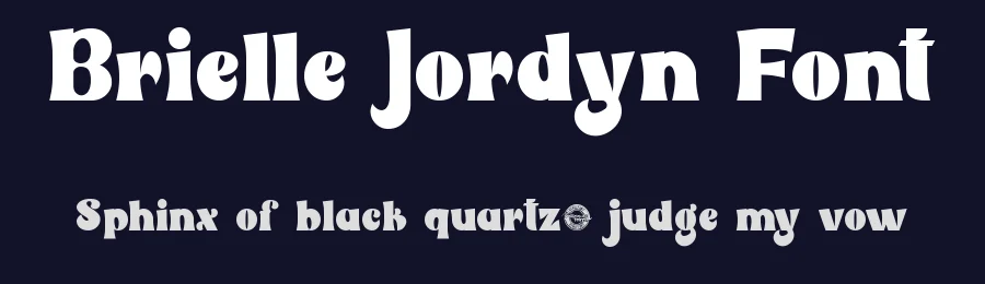 Brielle Jordyn Font by CalligraphyFonts.net — Display Font — thumbnail 2