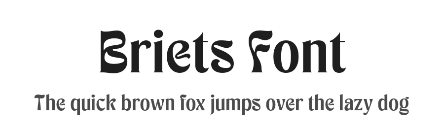 Briets Font by The Native Saint Club — Display Font