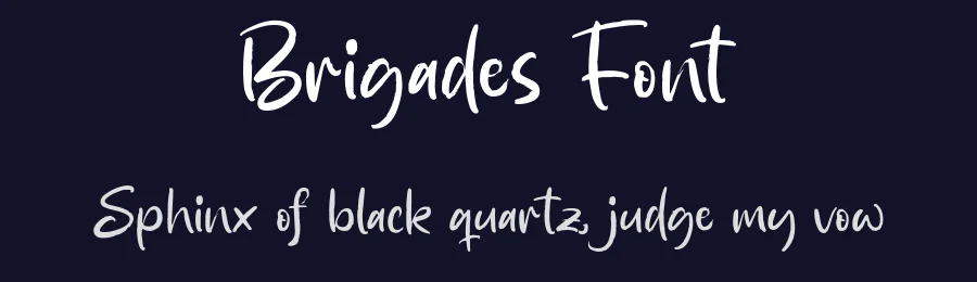 Brigades Font by grahatype — Script Handwritten Font — thumbnail 2