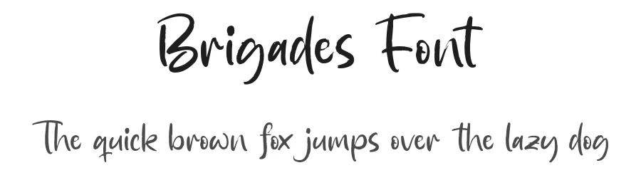Brigades Font by grahatype — Script Handwritten Font
