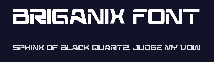 Briganix Font by Vroz Studio — Display Font — thumbnail 2