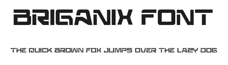 Briganix Font by Vroz Studio — Display Font