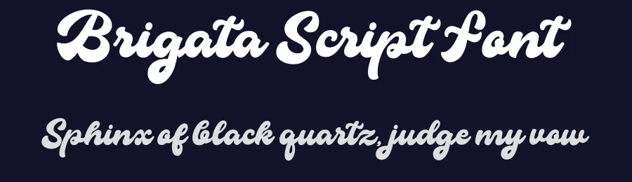 Brigata Script Font by HRDR — Script Handwritten Font — thumbnail 2