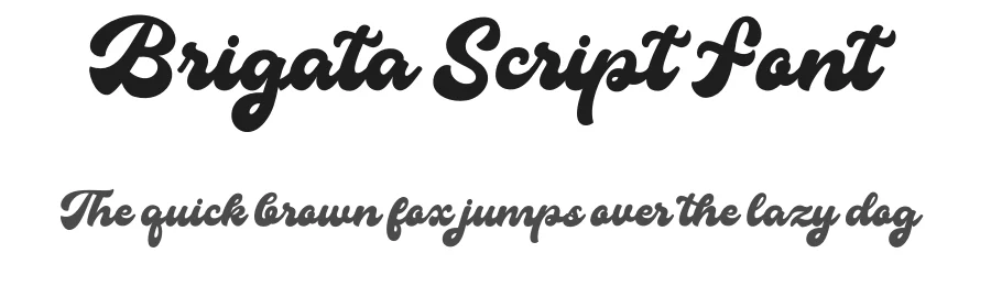 Brigata Script Font by HRDR β Script Handwritten Font