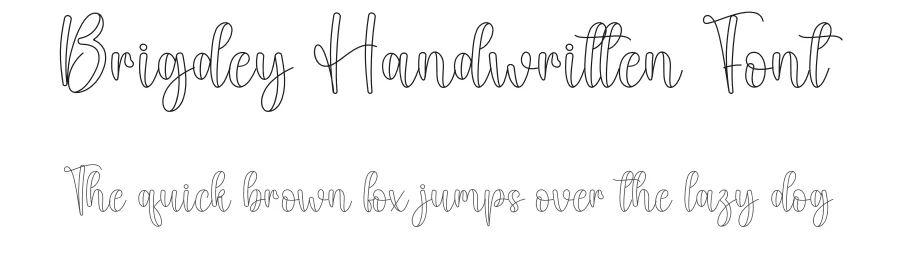 Brigdey Handwritten Font by creativeletter — Script Handwritten Font