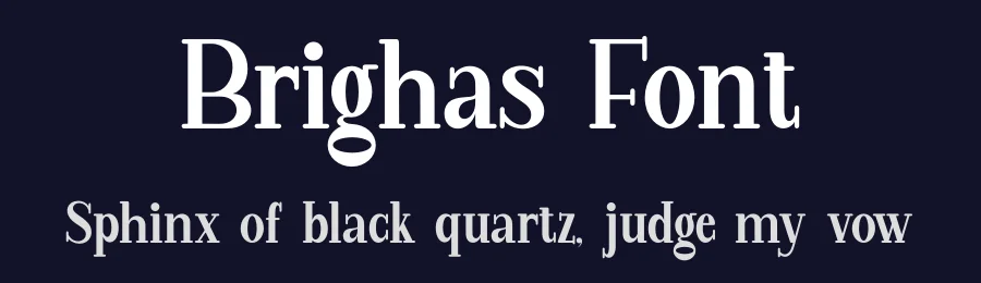 Brighas Font by Rafis Type — Display Font — thumbnail 2