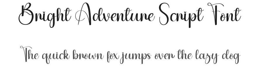 Bright Adventure Script Font by andikastudio — Script Handwritten Font