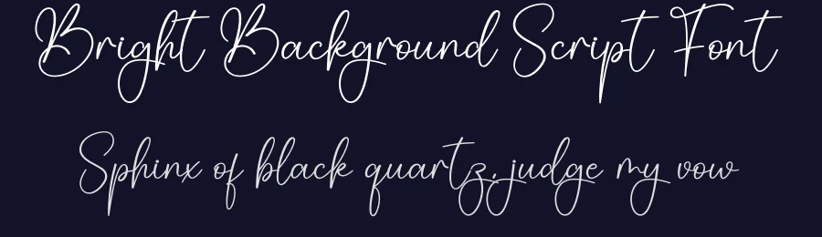 Bright Background Script Font by creativeletter — Script Handwritten Font — thumbnail 2