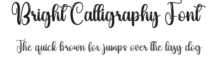Bright Calligraphy Font by andikastudio — Script Handwritten Font