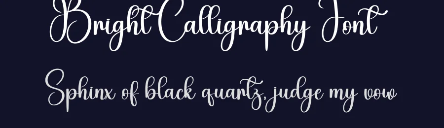 Bright Calligraphy Font by creativeletter — Script Handwritten Font — thumbnail 2