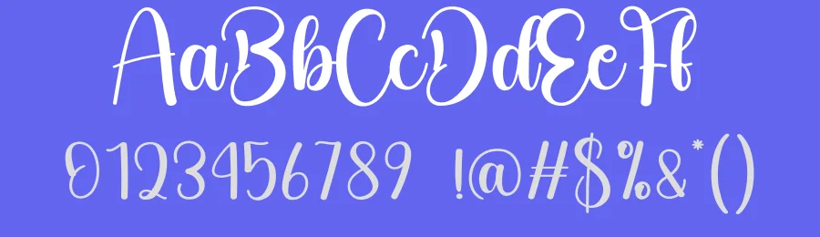 Bright Calligraphy Font by creativeletter — Script Handwritten Font — thumbnail 3