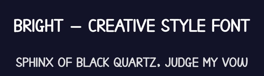 Bright – Creative Style Font by andikastudio — Display Font — thumbnail 2