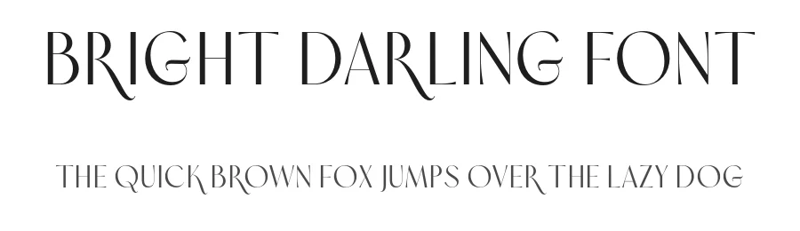 Bright Darling Font by Sarid Ezra — Sans Serif Font