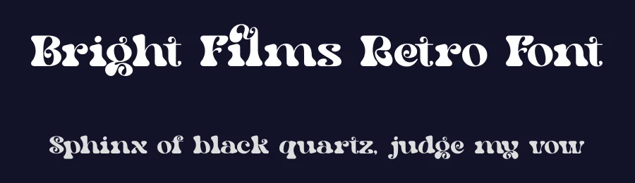 Bright Films Retro Font by timelesstype.co — Display Font — thumbnail 2