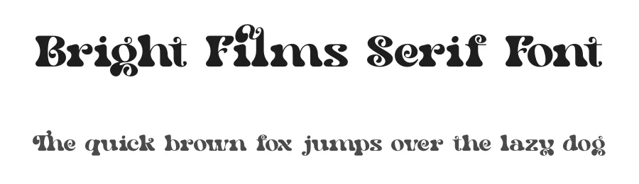 Bright Films Serif Font by timelesstype.co — Serif Font