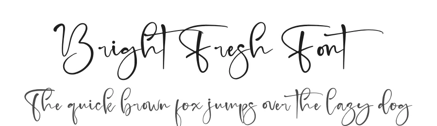 Bright Fresh Font by perspectype — Script Handwritten Font