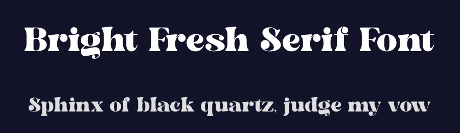 Bright Fresh Serif Font by timelesstype.co — Display Font — thumbnail 2