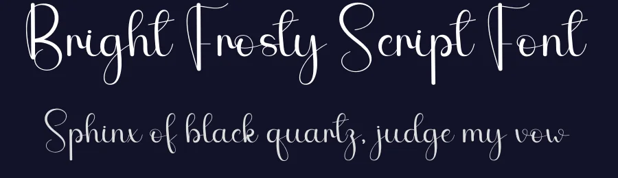 Bright Frosty Script Font by andikastudio — Script Handwritten Font — thumbnail 2