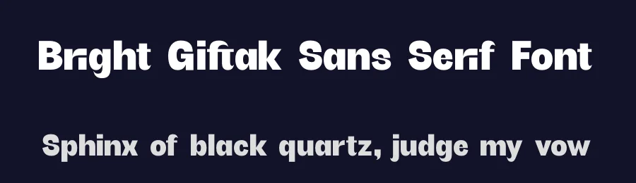 Bright Giftak Sans Serif Font by timelesstype.co — Sans Serif Font — thumbnail 2