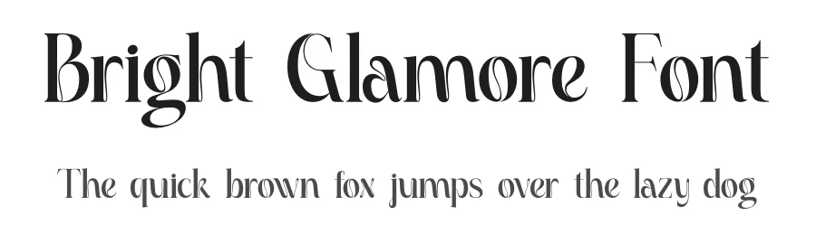 Bright Glamore Font by saemooncreative — Serif Font