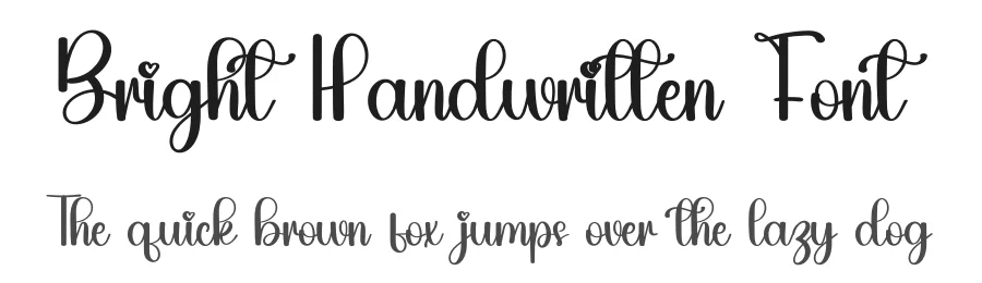 Bright Handwritten Font by inermediaSTUDIO — Script Handwritten Font