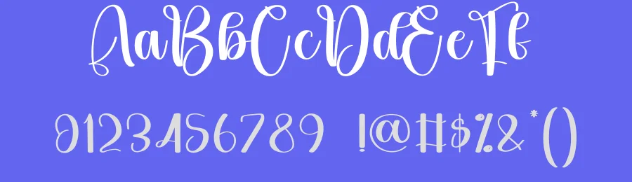 Bright Harmony Calligraphy Font by creativeletter — Script Handwritten Font — thumbnail 3