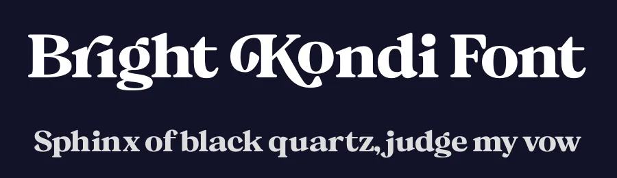 Bright Kondi Font by timelesstype.co — Serif Font — thumbnail 2