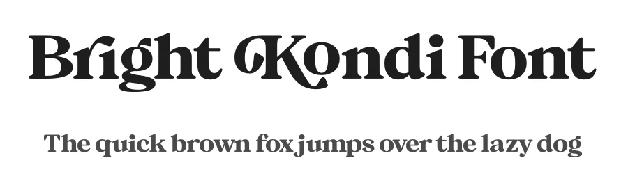 Bright Kondi Font by timelesstype.co — Serif Font