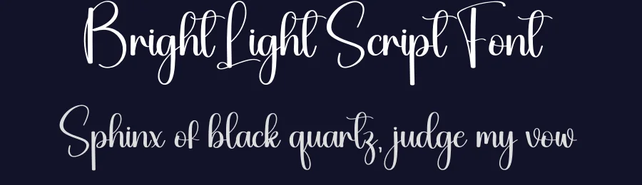 Bright Light Script Font by creativeletter — Script Handwritten Font — thumbnail 2