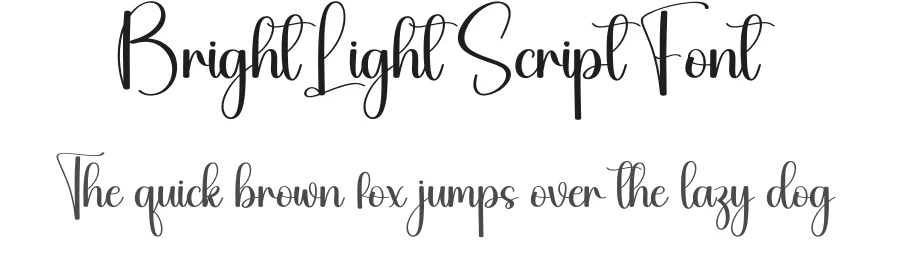 Bright Light Script Font by creativeletter — Script Handwritten Font