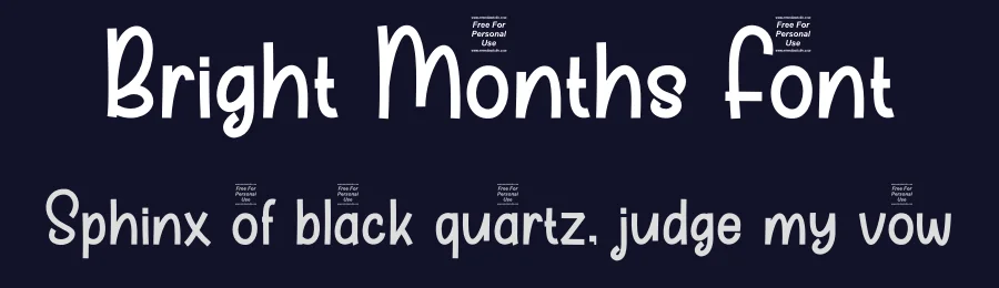 Bright Months Font by ErmediaStudio — Display Font — thumbnail 2