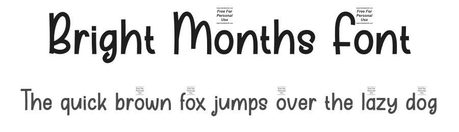 Bright Months Font by ErmediaStudio — Display Font