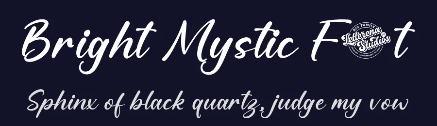 Bright Mystic Font by letterenastudios — Script Handwritten Font — thumbnail 2