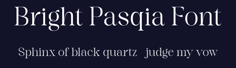 Bright Pasqia Font by Fontliner — Display Font — thumbnail 2