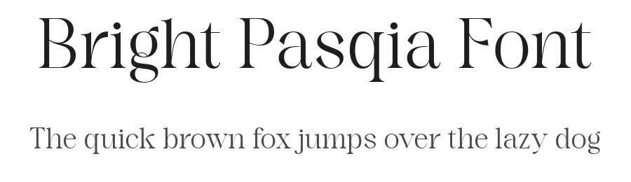 Bright Pasqia Font by Fontliner — Display Font